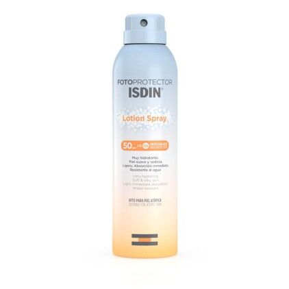 isdin srl isdin fotoprotector lotion spray lozione idratante corpo spf50 250ml - protezione solare ad assorbimento immediato