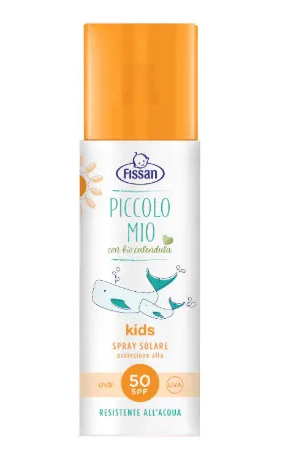 fissan (unilever italia mkt) fissan piccolo mio spray solare spf50 100 ml - protezione solare per bambini affidabile e sicura