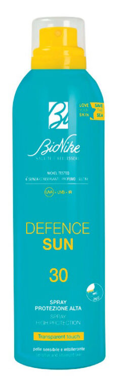 bionike defence sun spray solare corpo transparent touch spf30 200ml - protezione solare alta