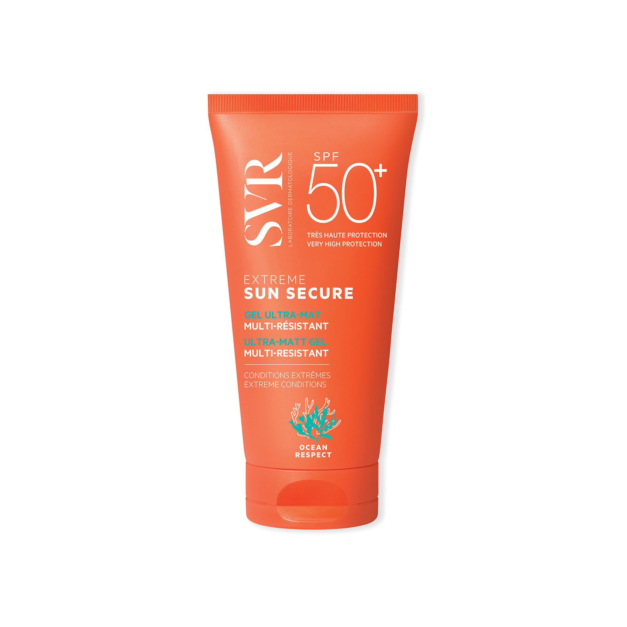 svr sun secure extreme spf50+ gel ultra mat multi-resistente 50ml - protezione solare molto alta