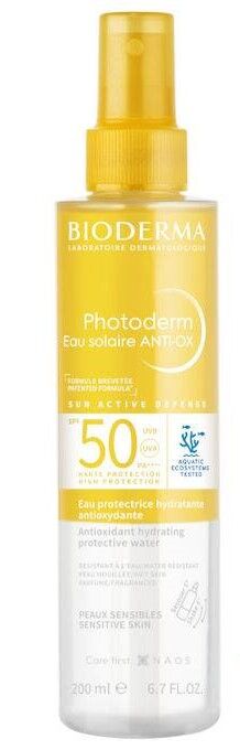 bioderma photoderm acqua solare anti ox viso corpo capelli spf50 200ml - acqua solare anti-ox