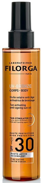 laboratoires filorga c.italia filorga uv-bronze body olio solare anti-età spf30 150ml - protezione solare e acceleratore di abbronzatura