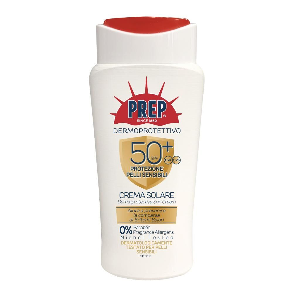 euritalia prep - dermoprotettivo crema solare spf50+ pelli sensibili 200 ml