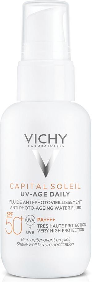 l'oreal vichy capital soleil solare crema viso anti acne purificante 50+spf 50 ml - protezione solare vichy