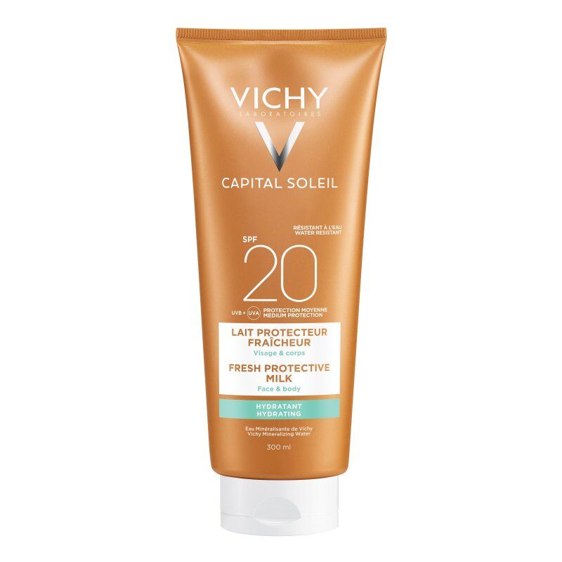 Vichy Ideal Soleil Idratante Rinfrescante SPF 20 300 ml - Latte idratante con Mexoryl e minerali