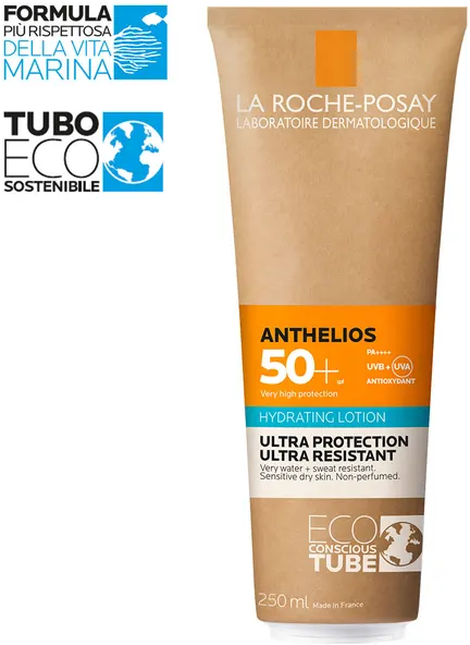 L'Oreal La Roche-Posay Anthelios Latte Solare SPF50+ Protezione Molto Elevata Per Pelle Sensibile 250ml - La Roche-Posay Anthelios Latte Solare SPF50+ Paper Pack