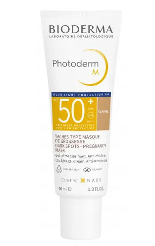 Bioderma Photoderm M SPF50+ Claire 40ml - Protezione Solare Alta con Azione Schiarente