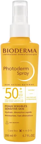 Bioderma Photoderm Spray SPF50+ 200ml - Protezione Solare per Pelli Sensibili