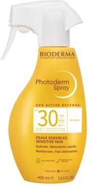 Bioderma Photoderm Spray Solare SPF30 400ml - Protezione Alta per Pelle Sensibile