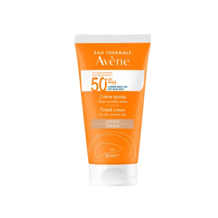 Avene Crema Solare Viso Colorata SPF50+ 50 ml - Protezione Solare Molto Alta