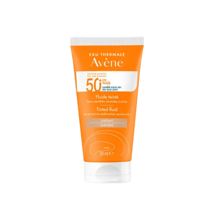 Avene Avène Fluido Colorato SPF50+ Solare Viso 50ml - Protezione Solare per Pelli Sensibili