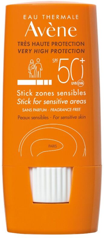 Avene - Solare Stick Large Zone Sensibili SPF50+ 8g