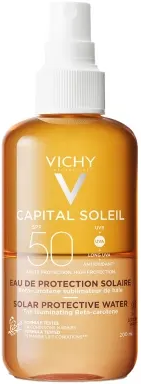 Vichy Capital Soleil Acqua Solare Spray Corpo Per Abbronzatura Intensa 50 SPF 200 ml