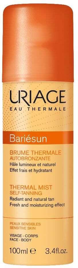 Uriage Bariesun - Brume Thermale Autoabbronzante Spray 100ml per un Abbronzatura Naturale