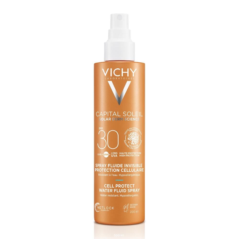 Vichy Capital Soleil Solare Spray Anti-Disidratazione Texture Ultra-Leggera 30SPF 200ml