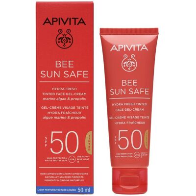 Apivita SPF50 Gel-Crema Idratante Tinta Viso Apivita SPF50 Gel-Crema Idratante Tinta Viso