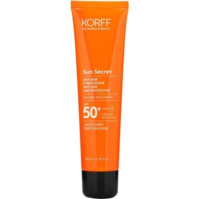 Korff Sun Secret Latte Solare SPF 50+ Anti-Age per il corpo Korff Sun Secret Latte Solare SPF 50+ Anti-Age per il corpo