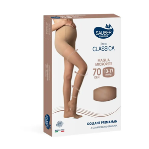 Desa Pharma Srl Collant Premaman Maglia Microrete 70 Denari Colore Glacè Taglia 4 - Linea Classica: Dispositivo Medico CE, Classe I