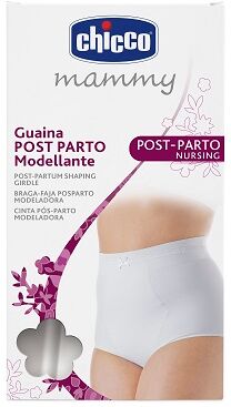 Chicco Guaina Postparto Modellante Taglia 5 - Bianco, Fasce Laterali Regolabili, Chiusura in Velcro