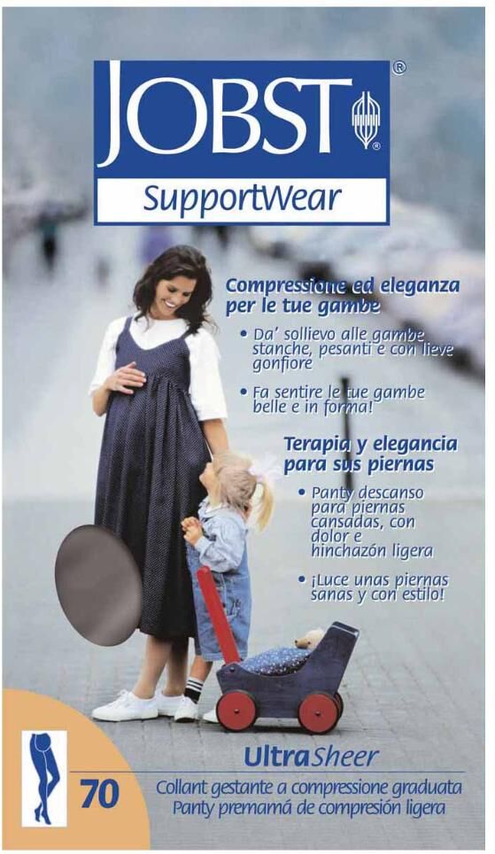 Essity Italy Spa Jobst Ultra Sheer 10-15mmHg Collant Gestante Nature Taglia 3 - Sostegno e Stile Ottimali per la Tua Gravidanza