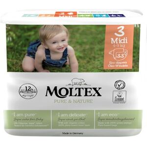 Ontex MOLTEX Pannolini 3 Midi 4-9Kg 33pezzi