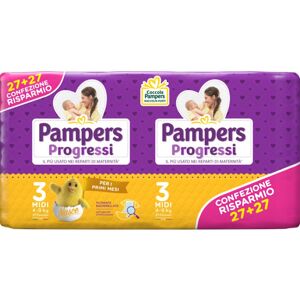 Fater Babycare PAMPERS PROG MIDI PAC DPP 54PZ