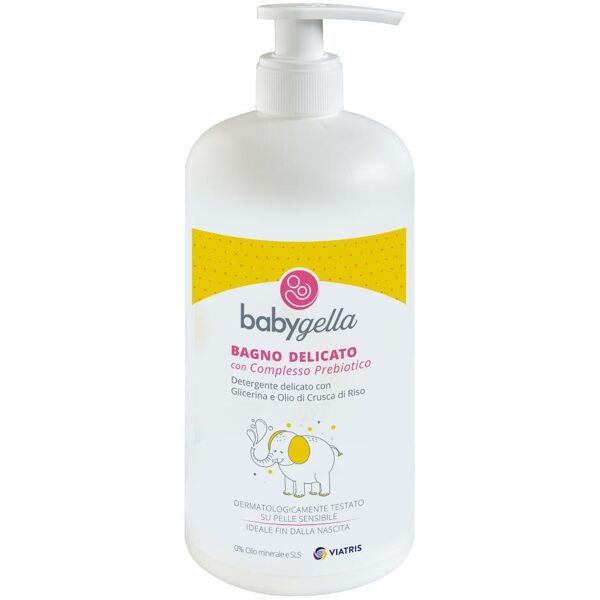 meda pharma spa babygella bagno delicato 250ml - detergente idratante per la cura del bambino