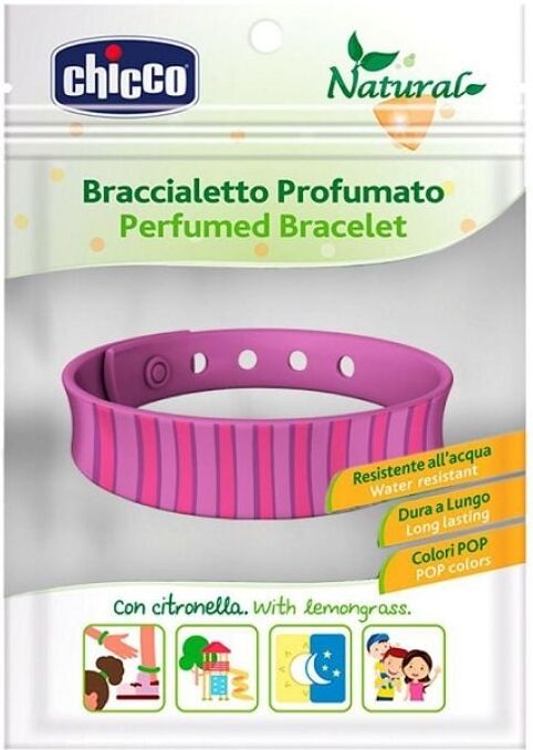 chicco anti zanzare bracciale in silicone profumato