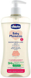 chicco baby moments  bagno corpo cap.micell.500ml