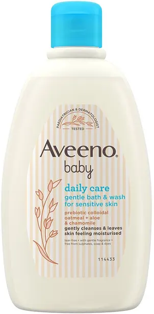 johnson & johnson spa aveeno baby daily care bagno e docciaschiuma delicato 400ml - igiene e cura della pelle del tuo bambino