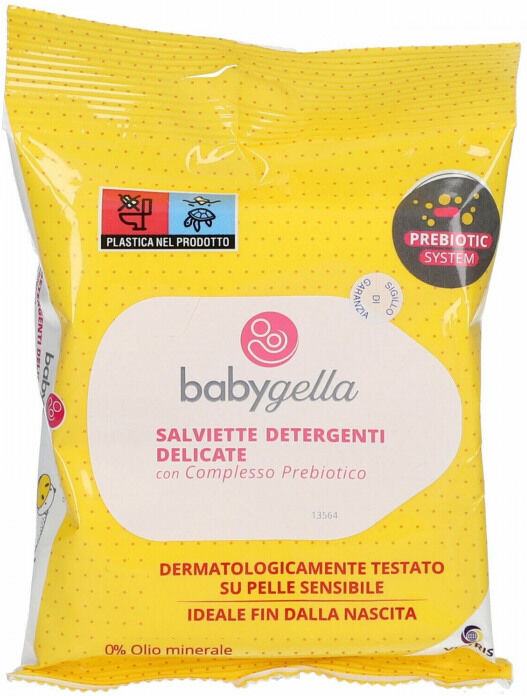 meda pharma spa babygella prebiotic - salviettine detergenti delicate 15 salviette