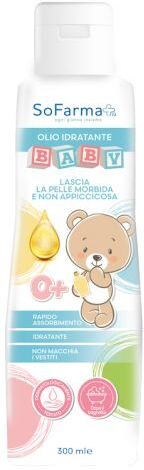 sofarmapiu' sofarmapiù olio corpo/bagno baby 300ml - idratazione e coccole per il tuo bambino