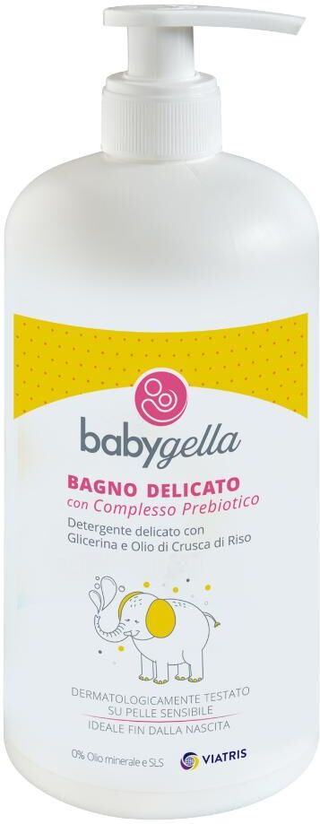 viatris ch babygella bagno delicato 250ml - detergente idratante per la cura del bambino