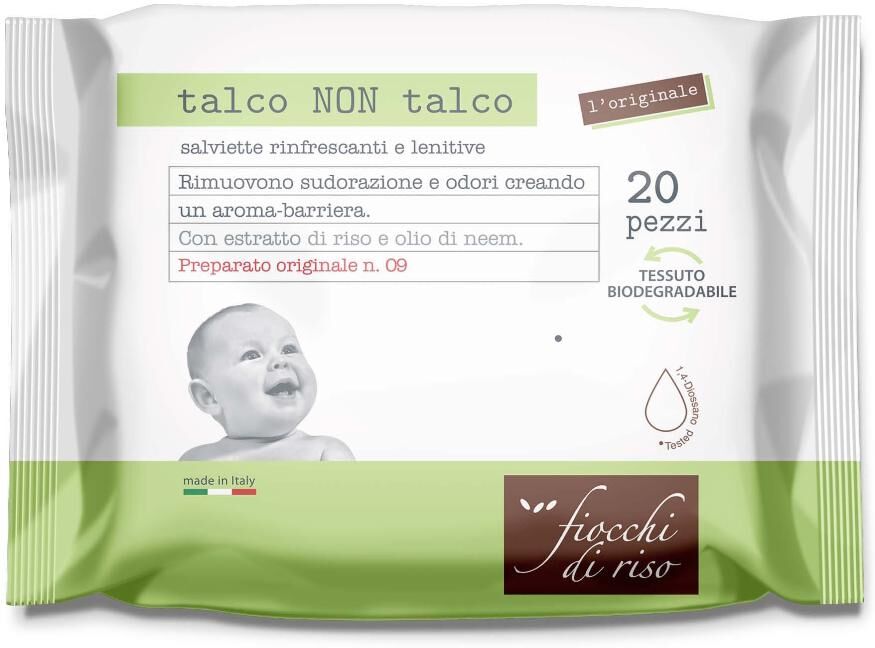 artsana spa talco non talco wipes fdr