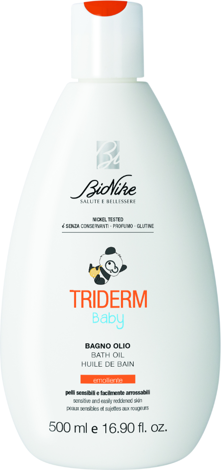 Bionike - Linea Triderm Baby Pelli Sensibili Delicate Oliobagno Addolcente 500 ml