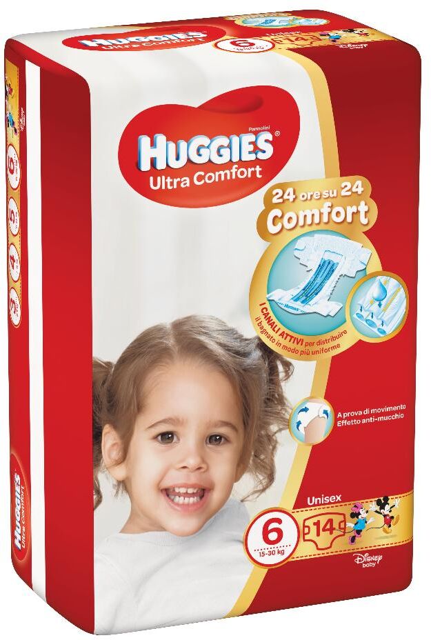 Kimberly Clark Italia HUGG.U Comf.Base6(15-30Kg)14pz