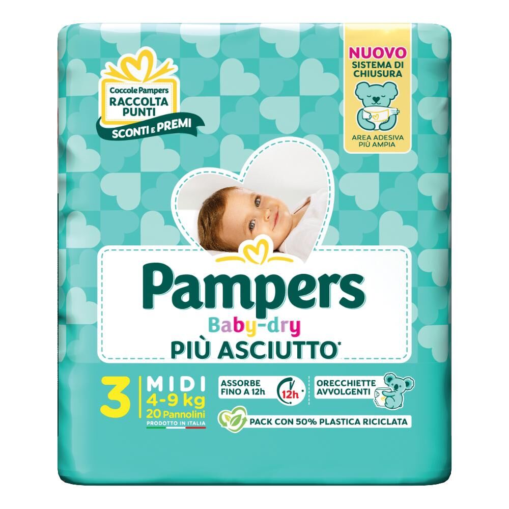 Fater Spa PAMPERS BD DOWNCOUNT MIDI 20PZ