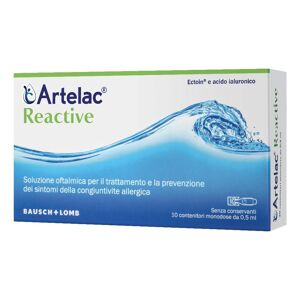 Bausch & Lomb Artelac Reactive - Soluzione Oftalmica Monodose 10 Unita' da 0,5 ml