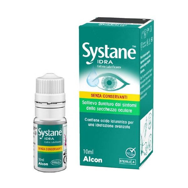 giuliani systane - idra collirio lubrificante senza conservanti 10ml - sollievo istantaneo per occhi secchi