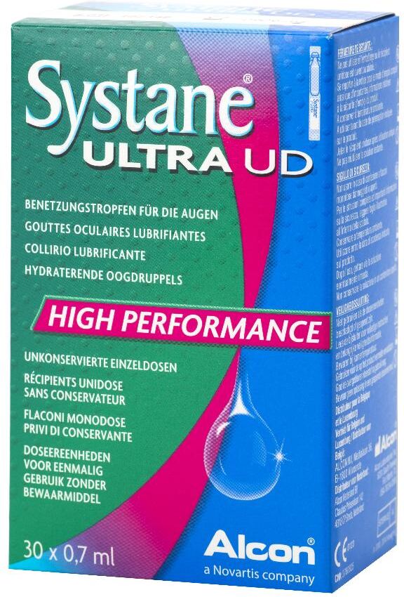 giuliani spa systane - ultra ud performance elevata gocce oculari 30 flaconcini da 0,7ml - collirio lubrificante senza conservanti