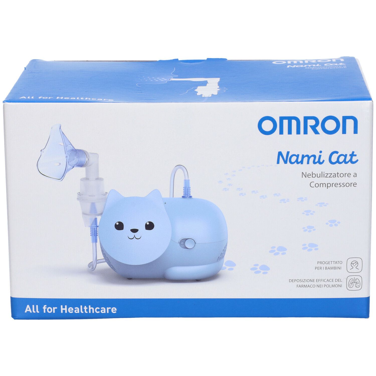 corman spa omron aerosol nami cat - aerosol per bambini con design amichevole