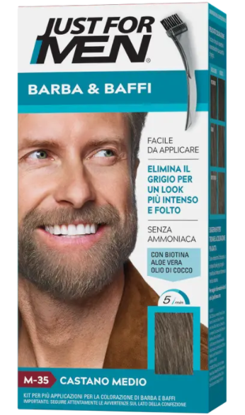 Combe Italia Srl Just For Men - Barba&Baffi M35 Castano Medio 51g