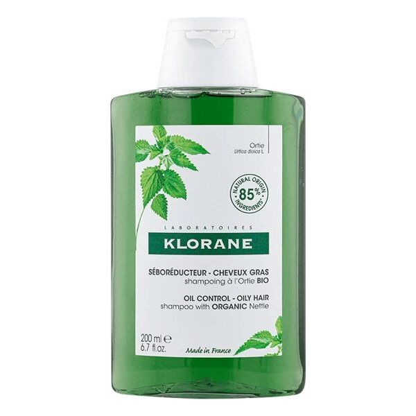 klorane - shampoo all’ortica per capelli grassi 200ml - rimedio naturale