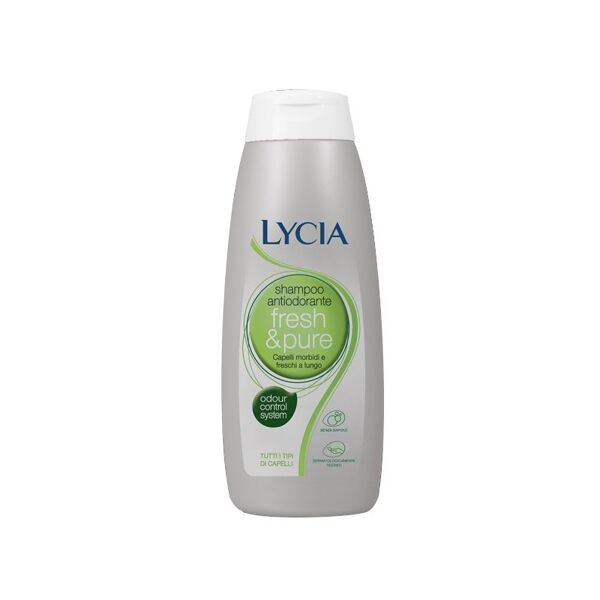 sodalco srl lycia fresh & pure - shampoo antiodorante 300 ml
