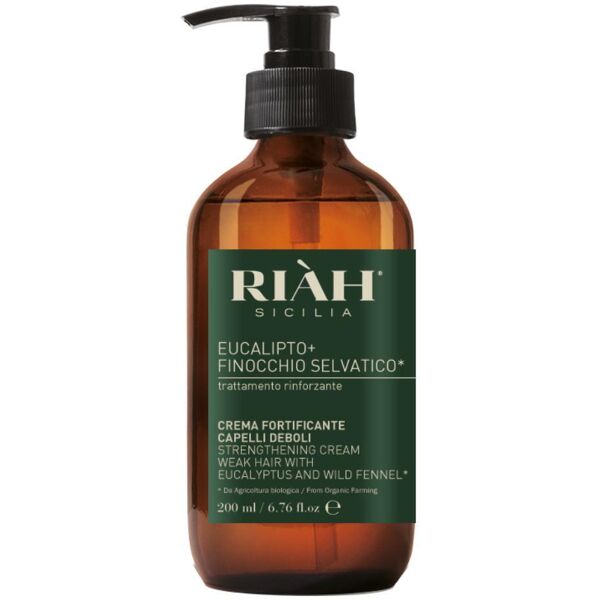 azienda agr. zighidi srl riah eucalipto finocchio crema fortificante capelli deboli 200 ml