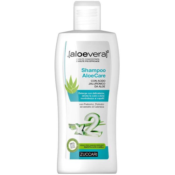 zuccari srl zuccari - shampoo aloecare 200 ml - shampoo naturale con aloe vera per capelli sani