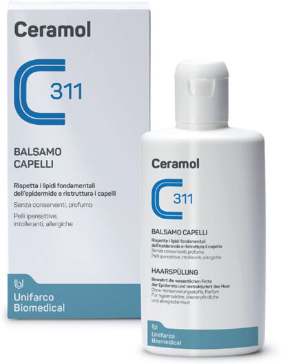 unifarco ceramol 311 balsamo capelli 200ml - nutrimento e idratazione per capelli