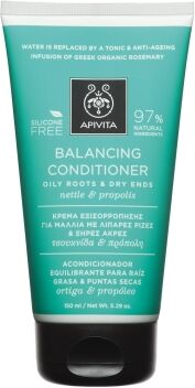 apivita sa apivita - balsamo riequilibrante 150ml - trattamento capelli naturale per equilibrio e morbidezza