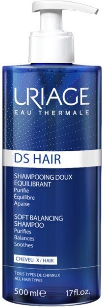 uriage ds hair shampoo delicato riequilibrante 500ml - shampoo purificante per tutti i tipi di capelli