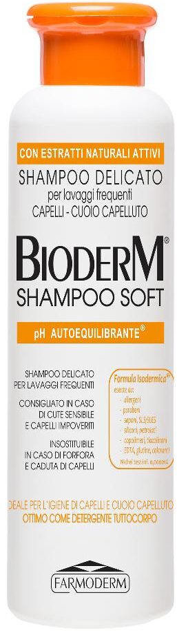 farmoderm srl bioderm shampoo soft 250ml